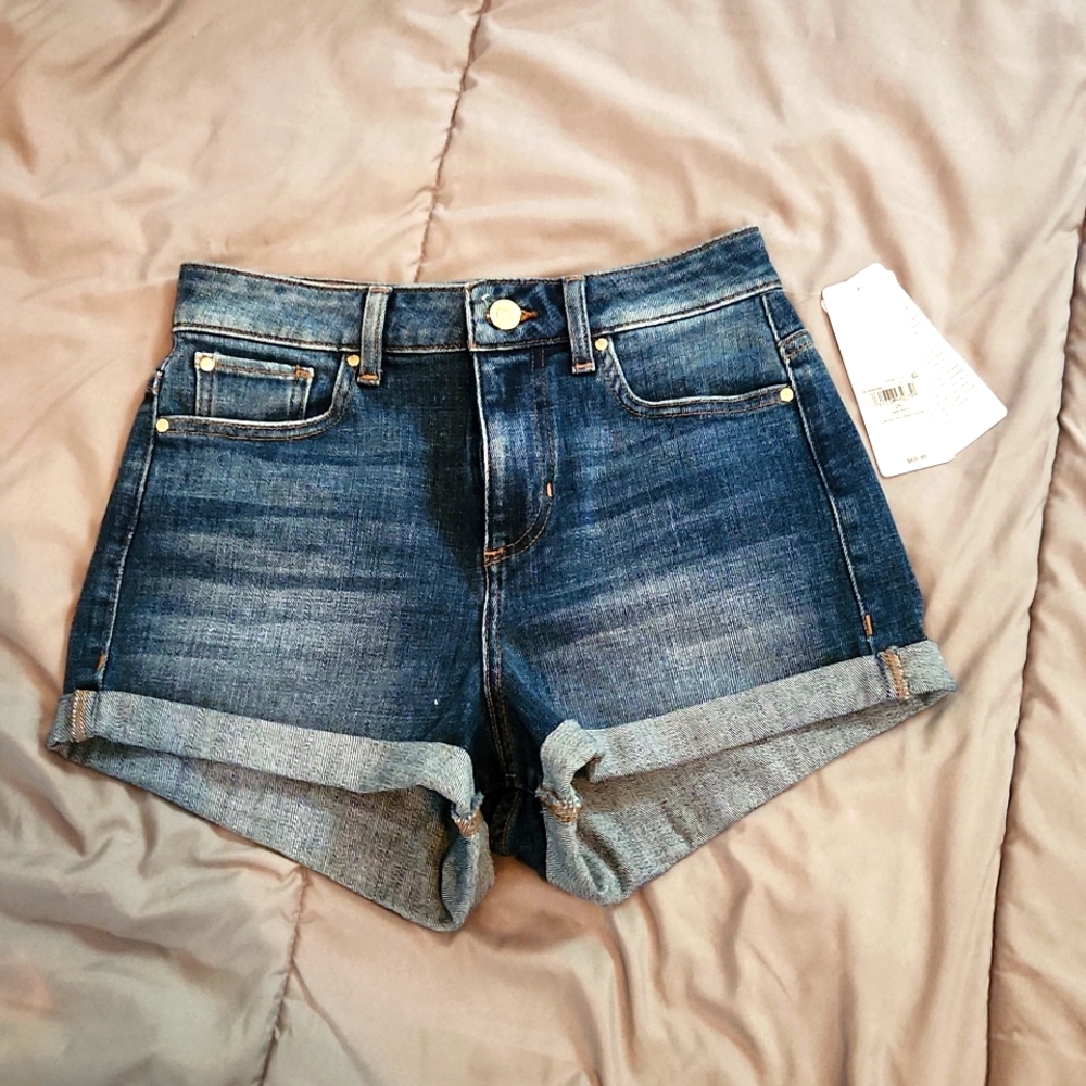 NWT Guess Claudia high waist shorts
